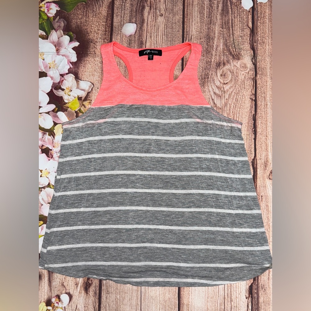 Women's Vibrant Coral Tank Top